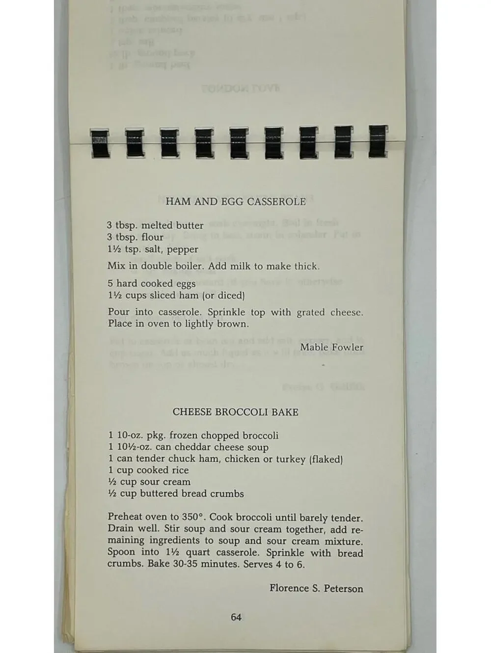 Vintage 1980 'Third Time Around' Cookbook: Middlefield CT Local Recipes